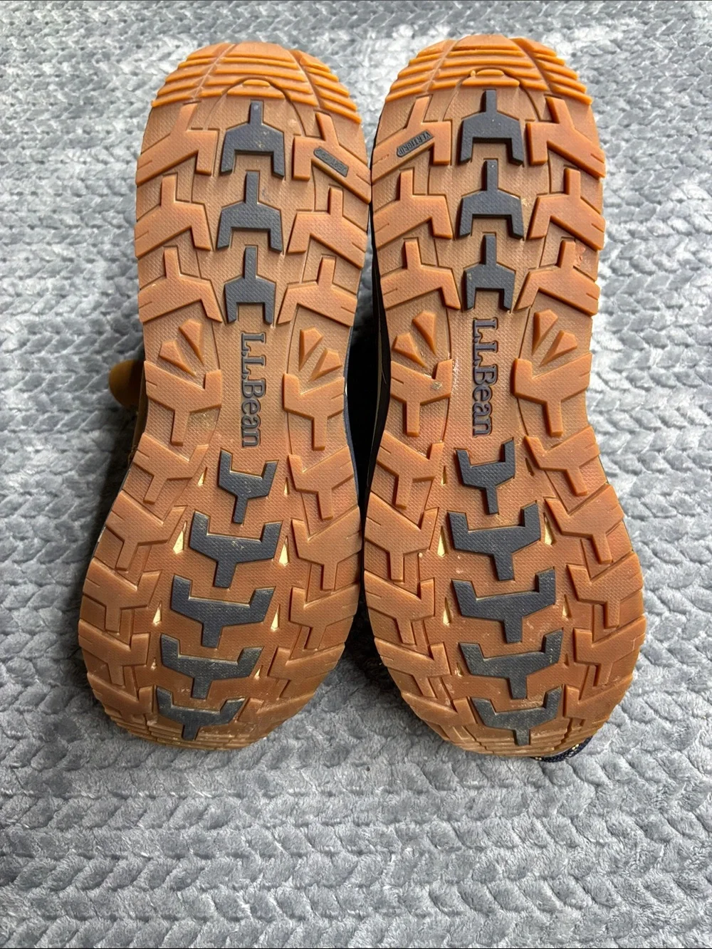 L.L. Bean Men's Brown and Navy Hiking Boots